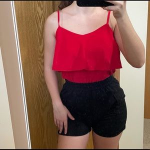 Strappy Back Red top